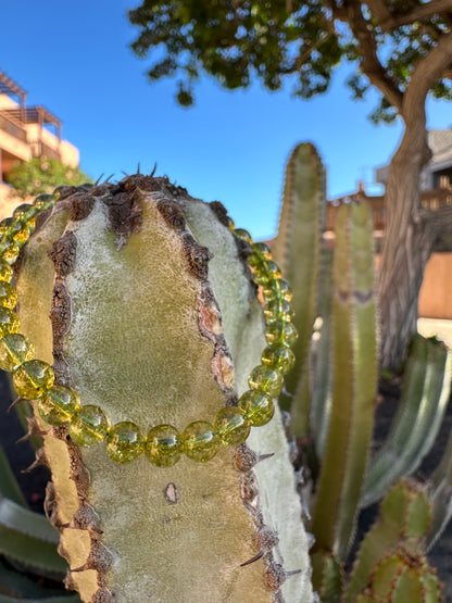 Yuris × kaori oracle オリビンブレスレット６mm