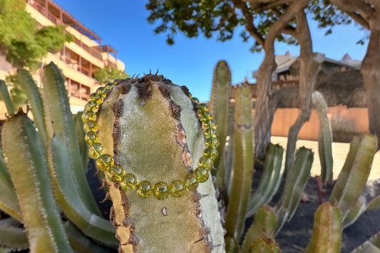 Yuris × kaori oracle オリビンブレスレット６mm